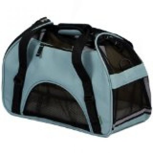 Bergan Comfort Carrier Soft-Sided Pet Carrier, Small, Mineral Blue
